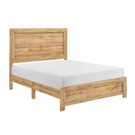 Corbin Natural Queen Panel Bed from Homelegance - Luna Furniture