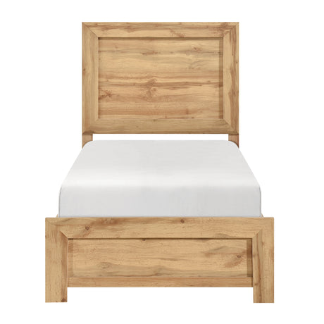 Corbin Natural Twin Panel Bed from Homelegance - Luna Furniture