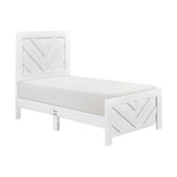 Corbin White Crossbuck Panel Youth Bedroom Set from Homelegance - Luna Furniture