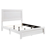 Corbin White Queen Panel Bed from Homelegance - Luna Furniture