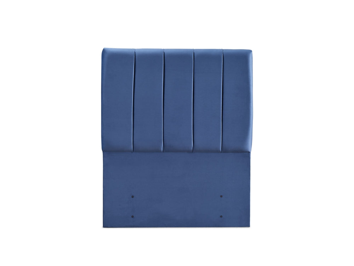 Cordoba Twin Storage Bed With Headboard in Light Blue from Furnia - Luna Furniture