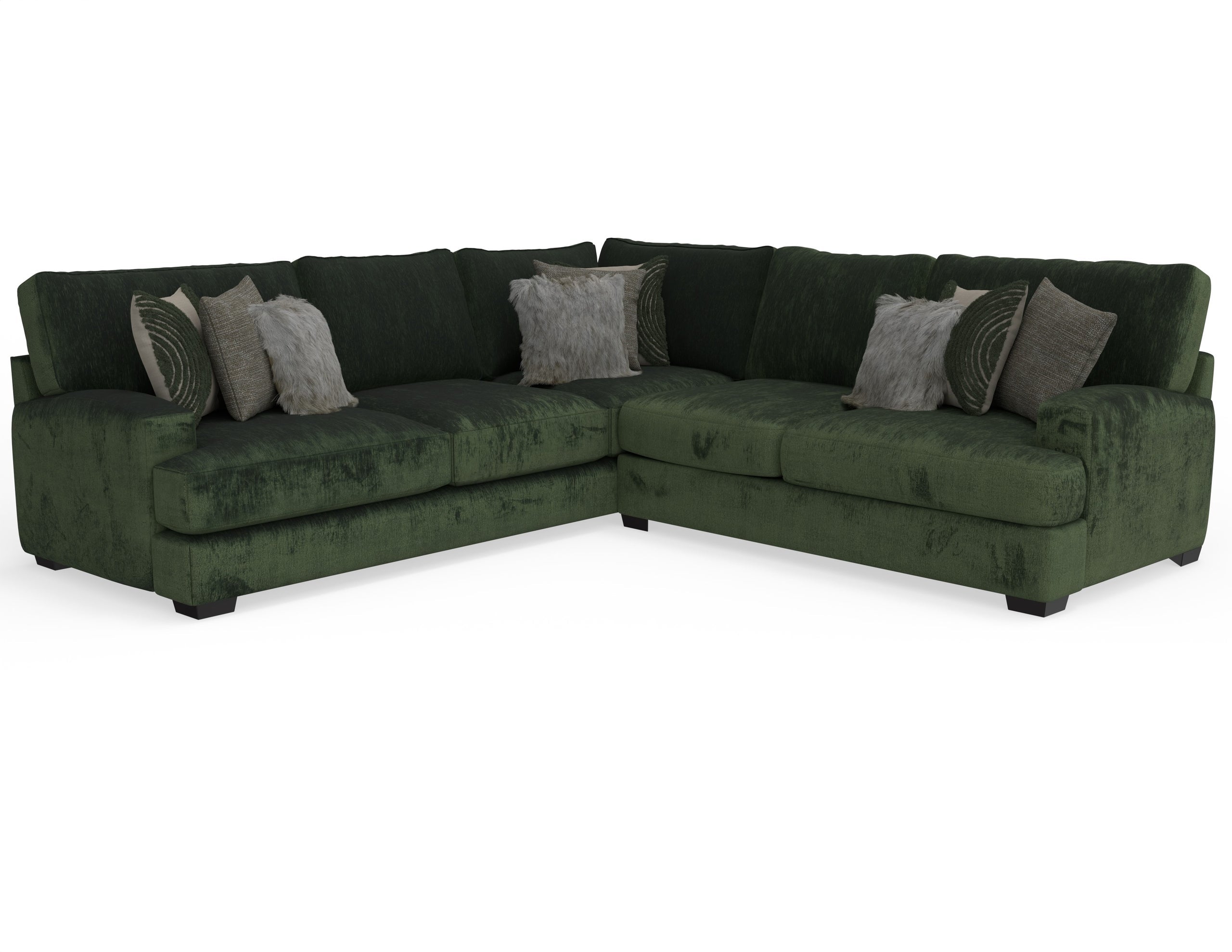 Happy Homes Corinthian Luscious Pine 2-Piece Sectional – Luna