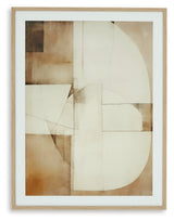 Corlain Brown/Tan/White Wall Art from Ashley - Luna Furniture