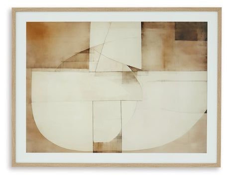 Corlain Brown/Tan/White Wall Art from Ashley - Luna Furniture