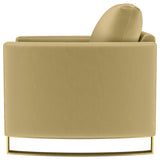 Corliss Camel Velvet Curved Track Arm Chair from Coaster - Luna Furniture