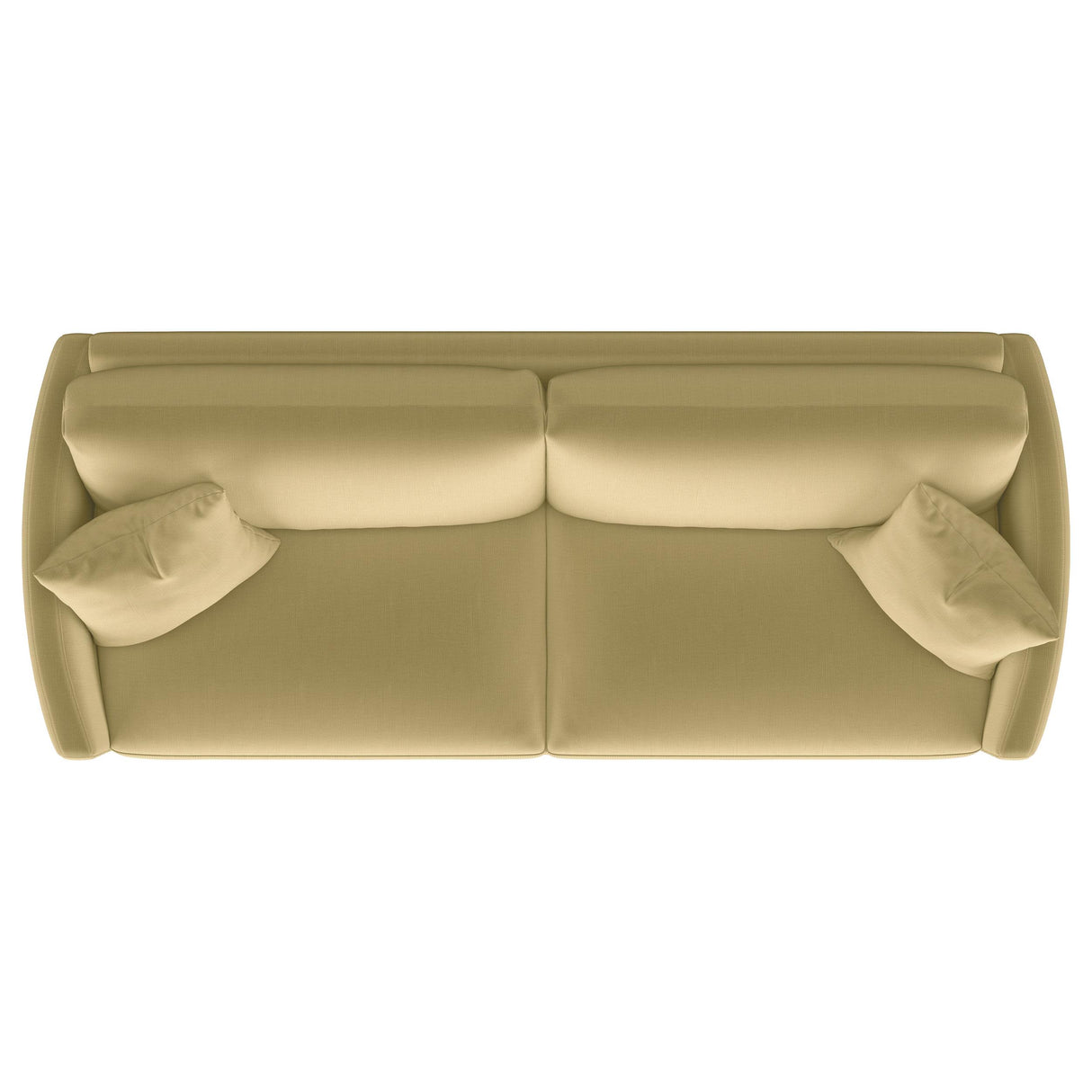 Corliss Camel Velvet Curved Track Arm Sofa from Coaster - Luna Furniture