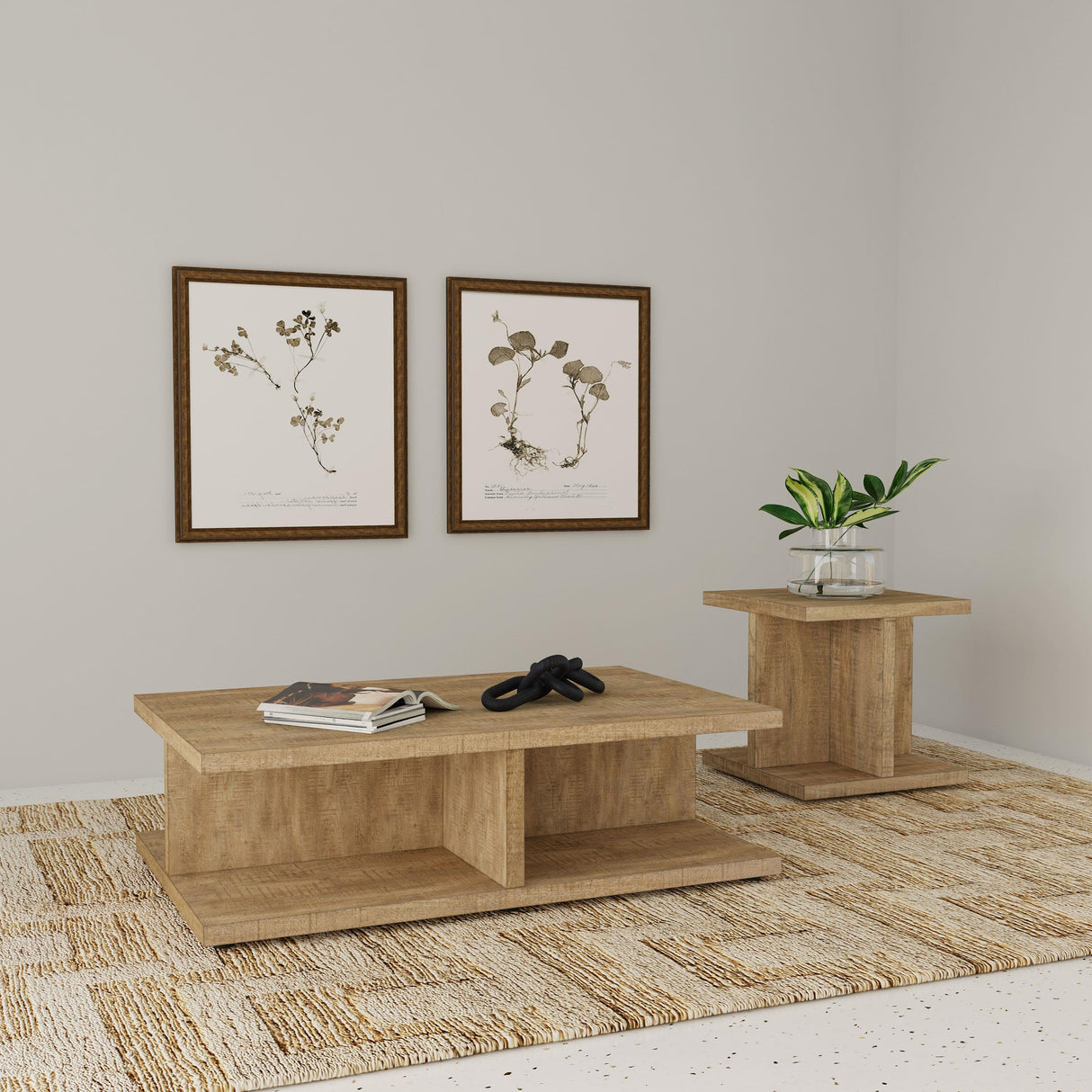 Cortona Mango Square End Table from Coaster - Luna Furniture