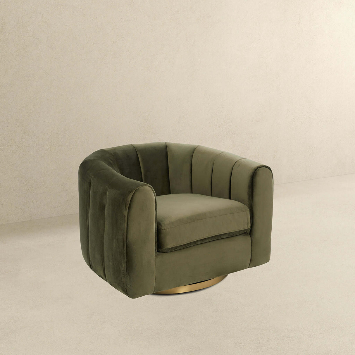 Cosey Green Velvet Swivel Chair from Midinmod - Luna Furniture