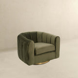 Cosey Green Velvet Swivel Chair from Midinmod - Luna Furniture
