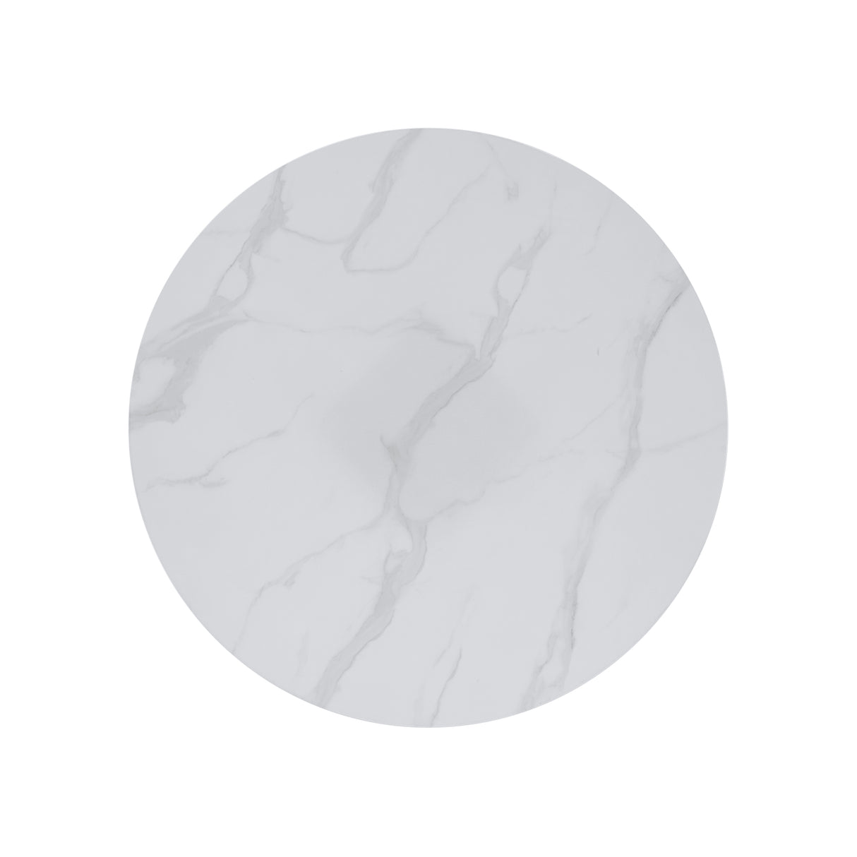 Cosimo Marble Print Tempered Glass-Top Round Dining Table from Homelegance - Luna Furniture