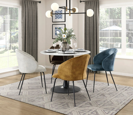 Cosimo Teal Side Chair, Set of 2 from Homelegance - Luna Furniture