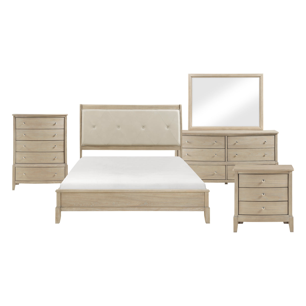 1730NB-1*9 5pc Set (QB+NS+DR+MR+CH) from Homelegance - Luna Furniture