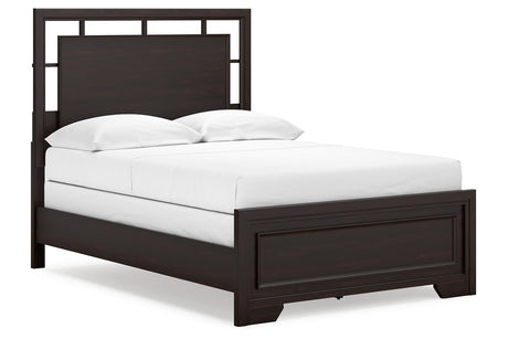 Covetown Dark Brown Full Panel Bed from Ashley - Luna Furniture