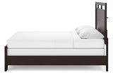 Covetown Dark Brown King Panel Bed from Ashley Furniture - Luna Furniture
