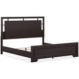Covetown Dark Brown Panel Bedroom Set from Ashley - Luna Furniture