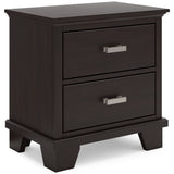 Covetown Dark Brown Panel Bedroom Set from Ashley - Luna Furniture