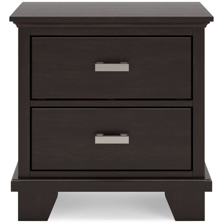 Covetown Dark Brown Panel Bedroom Set from Ashley - Luna Furniture