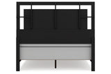 Covetown Dark Brown Queen Panel Bed from Ashley - Luna Furniture