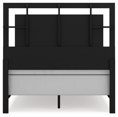 Covetown Full Panel Bed with Dresser and Nightstand in Dark Brown from Ashley - Luna Furniture