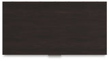 Covetown Full Panel Bed with Mirrored Dresser, Chest and Nightstand in Dark Brown from Ashley - Luna Furniture