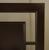 Covetown Queen Panel Bed with Dresser in Dark Brown from Ashley Furniture - Luna Furniture