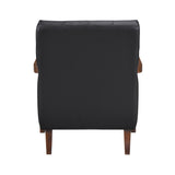 Crafton Black Leather Accent Chair from Homelegance - Luna Furniture