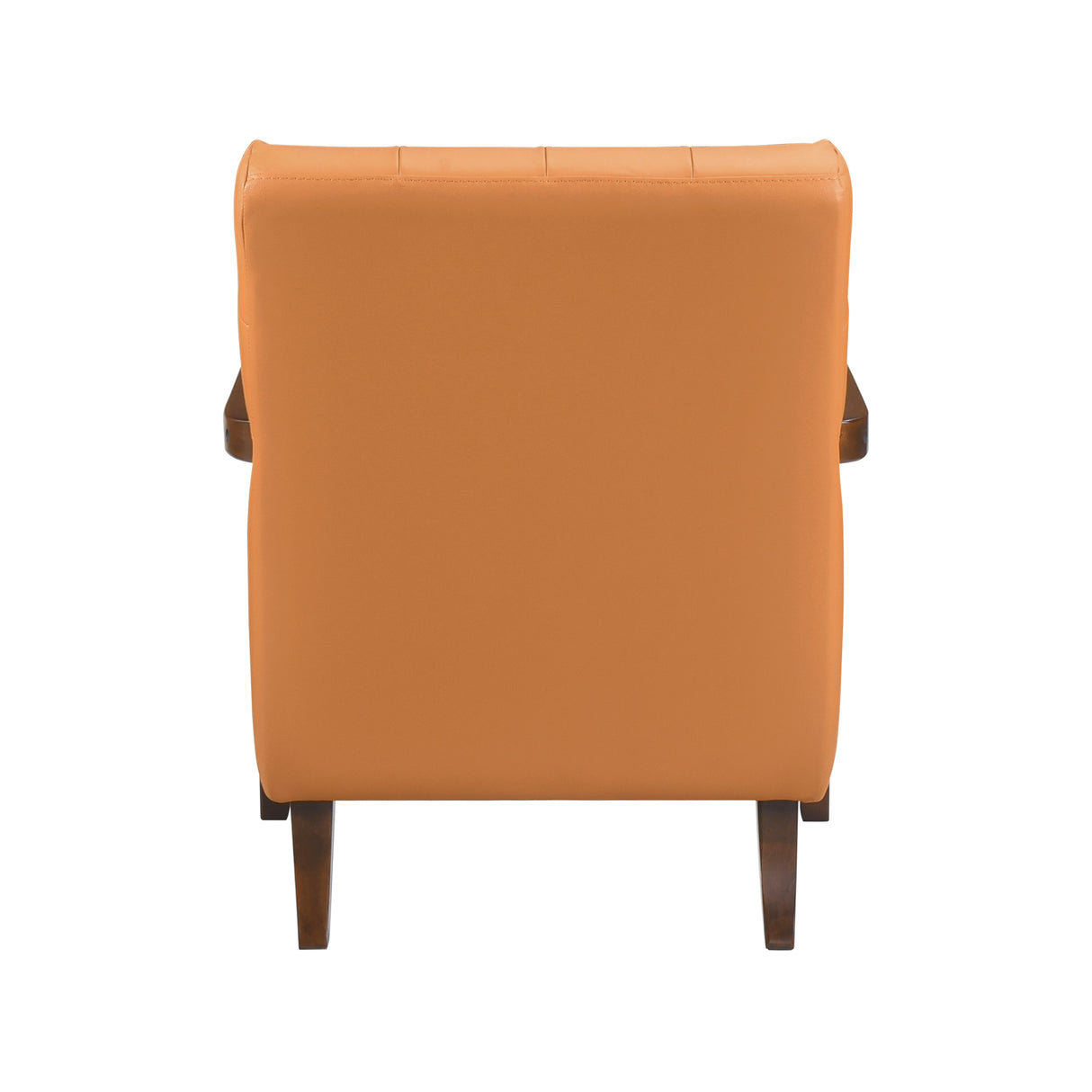 Crafton Orange Leather Accent Chair from Homelegance - Luna Furniture