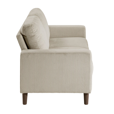 Crandall Taupe Loveseat from Homelegance - Luna Furniture