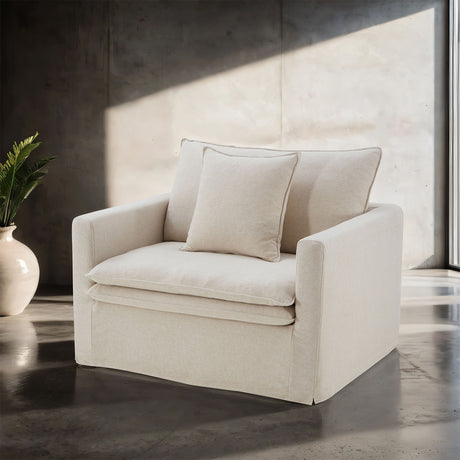 Crayford Taupe Chair from Furniture of America - Luna Furniture