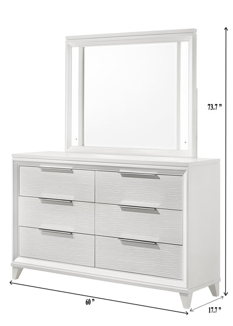 Cressida White Dresser from Crown Mark - Luna Furniture