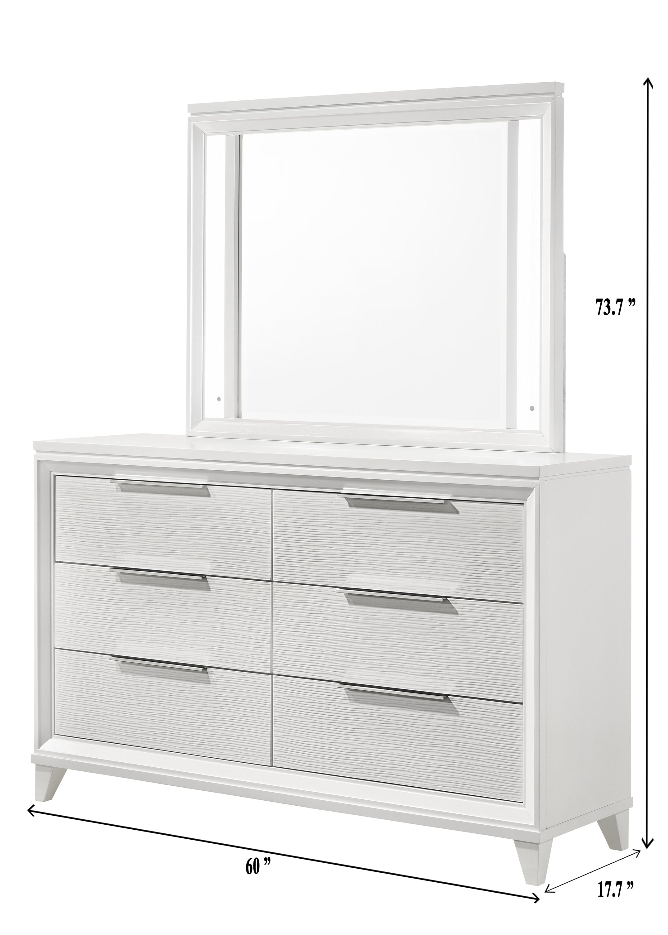 Cressida Led Dresser Top - Luna Furniture