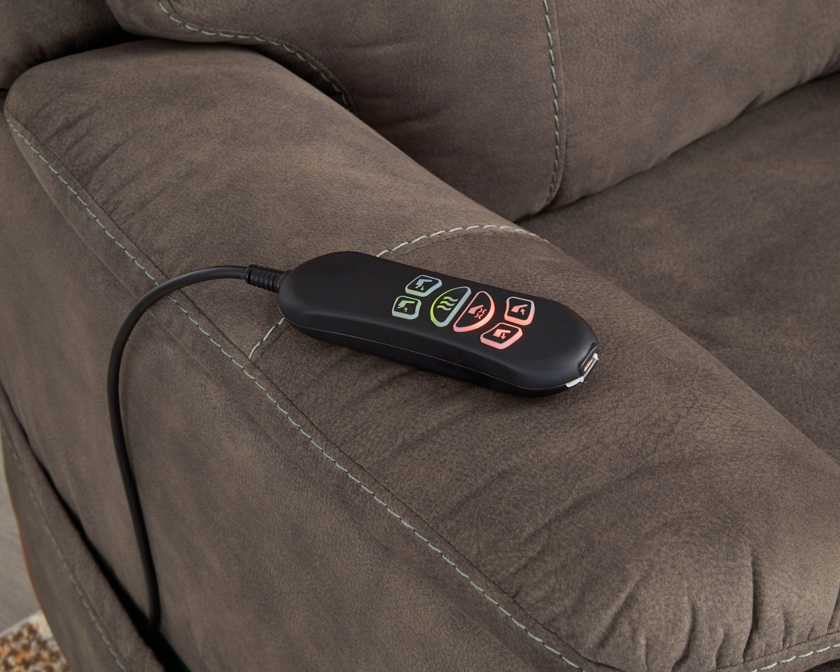 Crestmeade Espresso Power Lift Recliner from Ashley - Luna Furniture