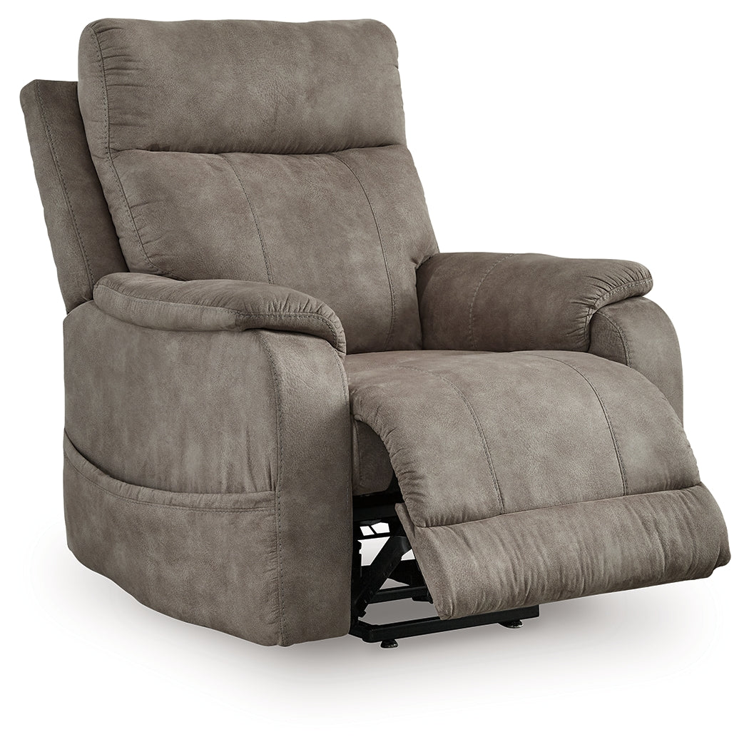 Crestmeade Fossil Power Lift Recliner from Ashley Furniture - Luna Furniture