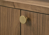 Crestmore Walnut Dining Cabinet Sideboard Buffet from Coaster - Luna Furniture