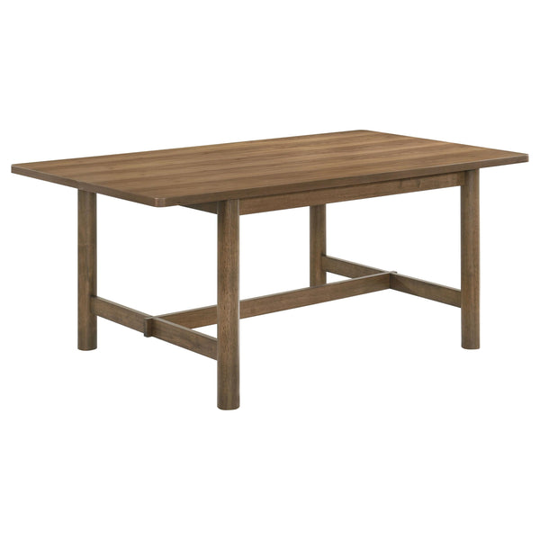 Crestmore Walnut Rectangular Wood Dining Table