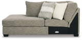 Creswell Stone 2-Piece Sectional with Ottoman from Ashley - Luna Furniture