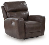 Crossplex Smoke Power Recliner from Ashley Furniture - Luna Furniture