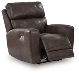Crossplex Smoke Power Recliner from Ashley Furniture - Luna Furniture