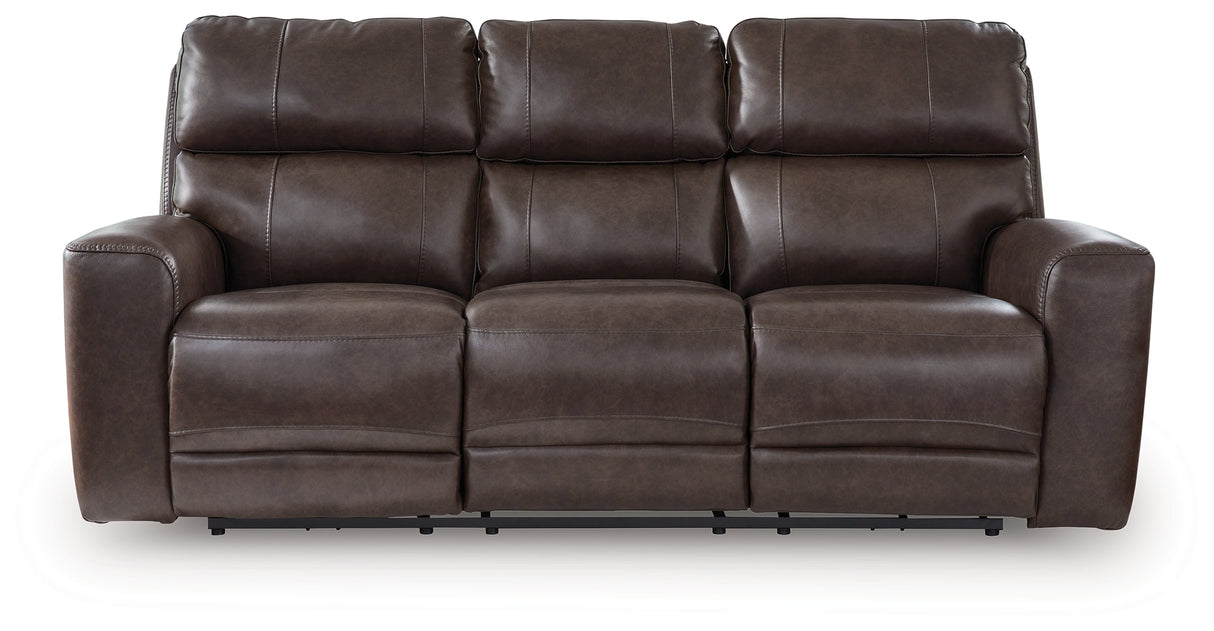 Crossplex Smoke Power Reclining Sofa from Ashley - Luna Furniture