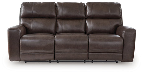 Crossplex Smoke Power Reclining Sofa from Ashley - Luna Furniture