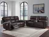 Crossplex Sofa and Loveseat in Smoke from Ashley Furniture - Luna Furniture