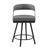 Crowley Brown/Gray 5-Piece Round Counter Height Set from Homelegance - Luna Furniture