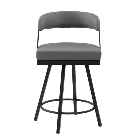 Crowley Brown/Gray 5-Piece Round Counter Height Set from Homelegance - Luna Furniture