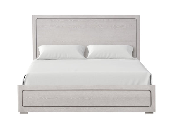 Crowthorne White Oak Queen Panel Bed