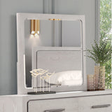 Crowthorne White Oak Mirror (Mirror Only) from Furniture of America - Luna Furniture