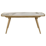 Croyden Weathered Natural 7-Piece Rectangular Dining Set from Coaster - Luna Furniture