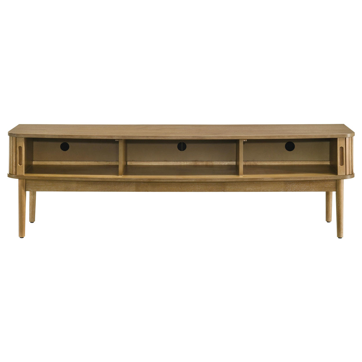 Croyden Weathered Natural 71-inch TV Stand Media Console from Coaster - Luna Furniture