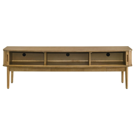 Croyden Weathered Natural 71-inch TV Stand Media Console from Coaster - Luna Furniture