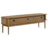 Croyden Weathered Natural 71-inch TV Stand Media Console from Coaster - Luna Furniture