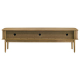 Croyden Weathered Natural 71-inch TV Stand Media Console from Coaster - Luna Furniture